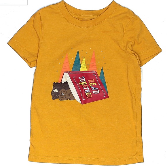Cat & Jack Other - Boy’s 5t “Read Together” tshirt; Boy’s 5t Mustard Yellow Cat & Jack tshirt
